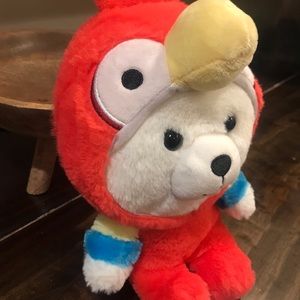 Teddy Bear In A Parrot Costume Suit 12” Plush Stuffed Animal Doll Toy